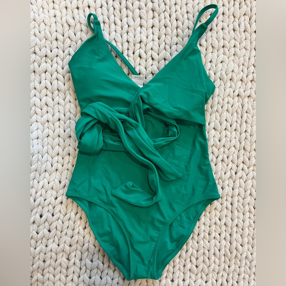 Aerie tie one piece bathing suit